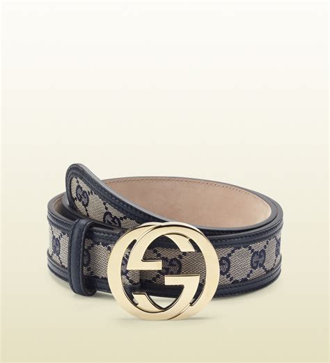 gucci belt interlocking g buckle blue|gucci interlocking g belt women's.